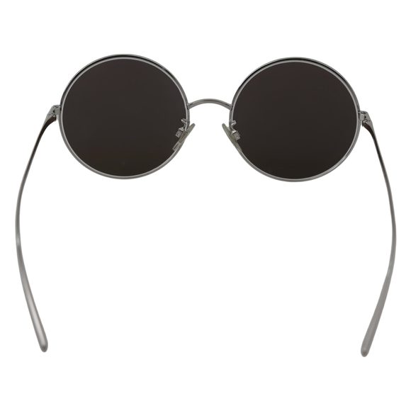 Dolce & Gabbana Silver Plated Round Gray Le nses Women Sunglasses - Picture 3 of 3